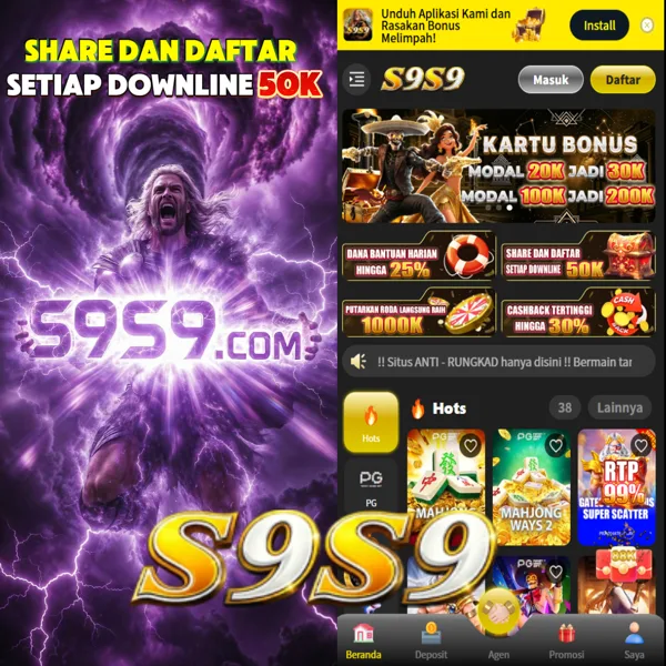 S9S9 Slot Anti Rungkad Indonesia